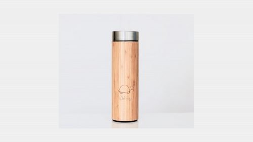 Edgar's RVS & Bamboo tea thermos